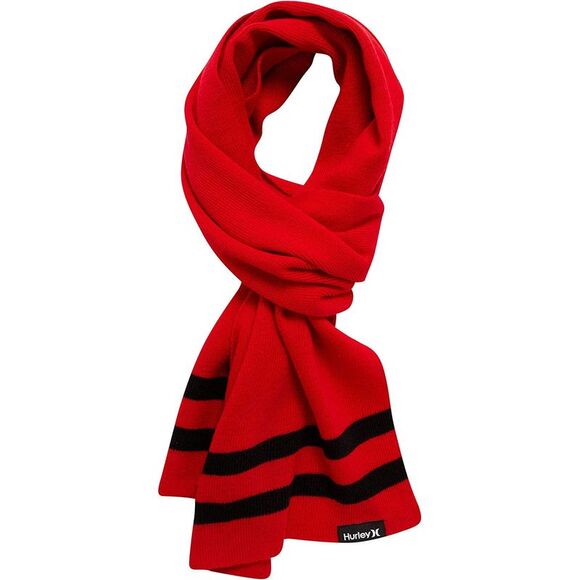 Hurley Mens Winter Classic Beanie and Scarf Set Red - NWT - Picture 6 of 6